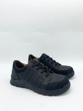 Load image into Gallery viewer, Ricosta Nate Black Boys School Shoe Lace