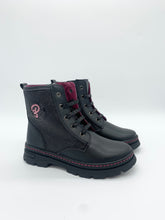 Load image into Gallery viewer, Pablosky Doc Style Ankle Boot Leader-Tech Negro/Pink 433915