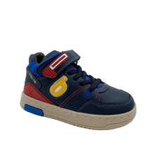 Load image into Gallery viewer, Biomechanics Hi-Top navy Ocean/Yellow/Red boy Dublin