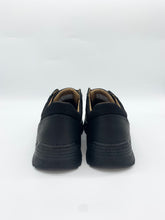 Load image into Gallery viewer, Ricosta Nate Black Boys School Shoe Lace