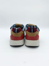 Load image into Gallery viewer, Biomecanics Casual Trainer Azul/Tan/Burgundy 241272-B008