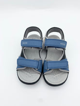 Load image into Gallery viewer, Geox Vaniett Open Toe Sandal Lt Blue/Black