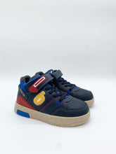 Load image into Gallery viewer, Biomecanics B Logo Hi-Top Ocean/Yellow/Red