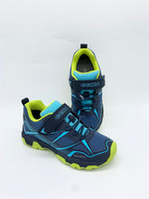 Load image into Gallery viewer, Geox Magnetar Waterproof Trainer Navy/Lime