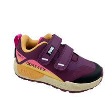 Load image into Gallery viewer, Purple children's shoe with GORE-TEX branding on a white background