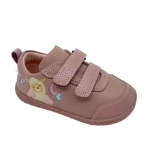 Load image into Gallery viewer, Pink children's shoe with cartoon character on a white background