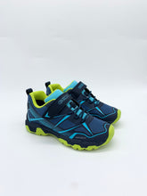 Load image into Gallery viewer, Geox Magnetar Waterproof Trainer Navy/Lime