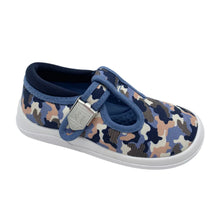 Load image into Gallery viewer, Camouflage-patterned shoe with a strap on a white background