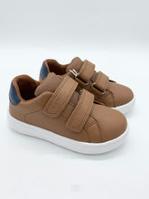 Load image into Gallery viewer, Geox Mini Cub Shoe Cognac/Navy B656TA0CL54C6176