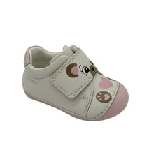 Load image into Gallery viewer, Geox white pink cruiser/pre-walker/1st shoe girl Dublin
