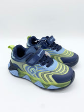 Load image into Gallery viewer, Garvalin Lights Trainer Blue/Lime 261805-A914