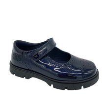 Load image into Gallery viewer, Navy blue shoe with a black sole on a white background