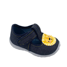 Load image into Gallery viewer, Superfit Denim Lion Canvas Shoe/Slipper