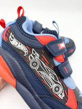 Load image into Gallery viewer, Primigi Hot Wheels Lights Trainer Navy/Avio Blue 8991111