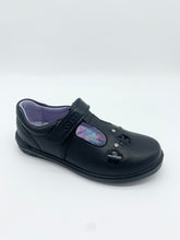 Load image into Gallery viewer, Ricosta Leona T-Bar Schwarz Black Leather