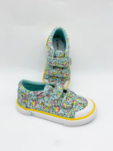 Load image into Gallery viewer, Startrite Dino-Mite Multi Colour Canvas Shoe