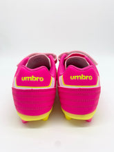 Load image into Gallery viewer, Umbro Speciali Liga FG VR JNR Football Boot Hot Pink