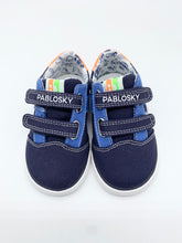 Load image into Gallery viewer, Pablosky Marino Navy/Royal Canvas Shoe 2619846201