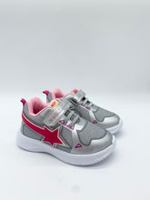 Load image into Gallery viewer, Garvalin Star Light Up Trainer Silver