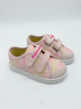 Load image into Gallery viewer, Pablosky Lona Rosa Glitter Double Strap Canvas Shoe 980670