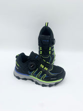 Load image into Gallery viewer, Pablosky Boa Water Resistant Trainer Black/Green 978810
