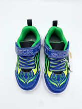 Load image into Gallery viewer, Geox Assister Lights Trainer Royal/Green J56DZB014CEC4165