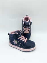 Load image into Gallery viewer, Lelli Kelly Serena Hi-Top Navy/Pink