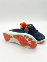 Load image into Gallery viewer, Geox Foot Run Trainer Navy/Orange J66PDD 0FU54 C0659