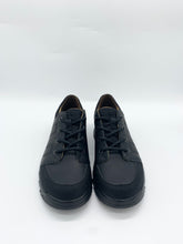 Load image into Gallery viewer, Ricosta Nate Black Boys School Shoe Lace