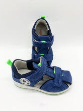 Load image into Gallery viewer, Superfit Football Sandal Blau Blue/Grun Green 1-000867-8000