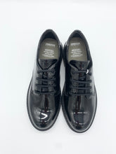 Load image into Gallery viewer, Geox Casey Lace Up Black Patent