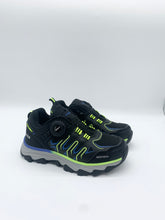 Load image into Gallery viewer, Pablosky Boa Water Resistant Trainer Black/Green 978810
