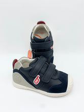 Load image into Gallery viewer, Biomecanics B Logo Navy/Grey Shoe 222155-C089