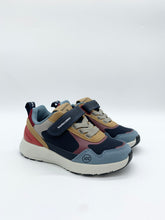 Load image into Gallery viewer, Biomecanics Casual Trainer Azul/Tan/Burgundy 241272-B008