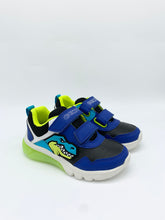 Load image into Gallery viewer, Geox Ciberdron Lights Trainer Royal/Lt Blue