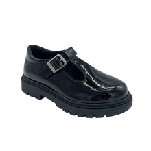 Load image into Gallery viewer, Pablosky Buckle T-Bar black school shoe patent leather girl Dublin