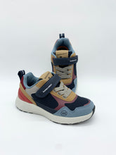 Load image into Gallery viewer, Biomecanics Casual Trainer Azul/Tan/Burgundy 241272-B008