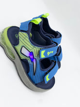 Load image into Gallery viewer, Garvalin Light Up Treck Sandal Open Toe Royal/Navy 262777-A008