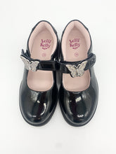 Load image into Gallery viewer, Lelli Kelly Delilah 3 Butterfly Black Patent LKSO8936CVR-NE03-CVR