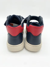 Load image into Gallery viewer, Geox Theleven Hi-Top Navy/Red J56LDB054FUC0735