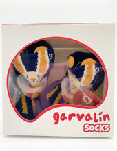 Load image into Gallery viewer, Garvalin Bunny Slipper Socks Navy/Azul