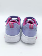 Load image into Gallery viewer, Geox Assister Lights Trainer Lavender/Fuchsia J55E9B0ASKNC8375