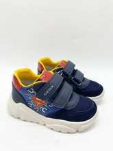 Load image into Gallery viewer, Geox Ciufciuf Trainer Navy/Red B655RB0BC22C4245