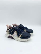 Load image into Gallery viewer, Geox Fadinlight Alice Trainer Navy/Platinum