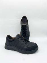 Load image into Gallery viewer, Ricosta Nate Black Boys School Shoe Lace