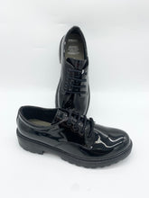 Load image into Gallery viewer, Geox Casey Lace Up Black Patent