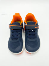 Load image into Gallery viewer, Geox Foot Run Trainer Navy/Orange J66PDD 0FU54 C0659