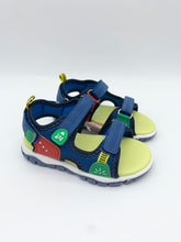 Load image into Gallery viewer, Garvalin Treck Sandal Open Toe Jeans/Navy 262717-A371