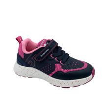 Load image into Gallery viewer, Biomechanics Trainer Navy/Fucsia pink girl shoe Dublin