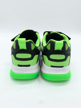 Load image into Gallery viewer, Primigi Hot Wheels Lights Trainer Black/Neon Green 8991000
